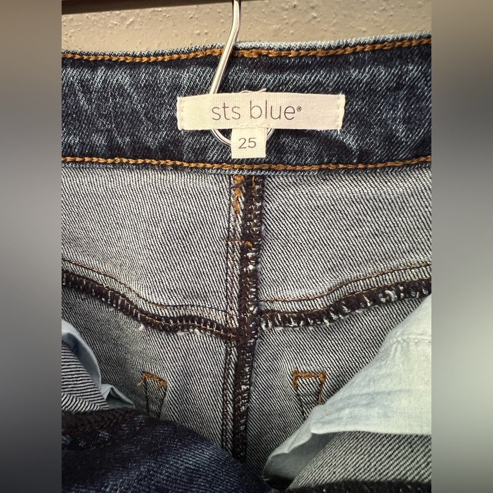 STS Blue Nikki Pencil Denim Maxi Skirt Size 25 New - Picture 6 of 9